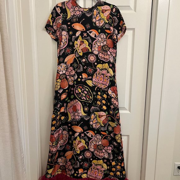 La Double J Feather Swing Dress  Feather Swing Dress - SIZE S - Picture 4 of 5